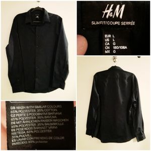 H&M Men's Slim Fit Dress Shirt